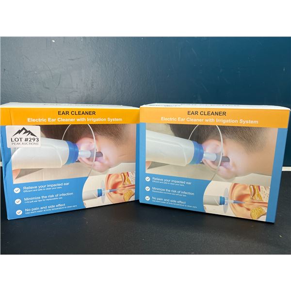 Lot of 2 Electric Ear Cleaners w/ Irrigation System