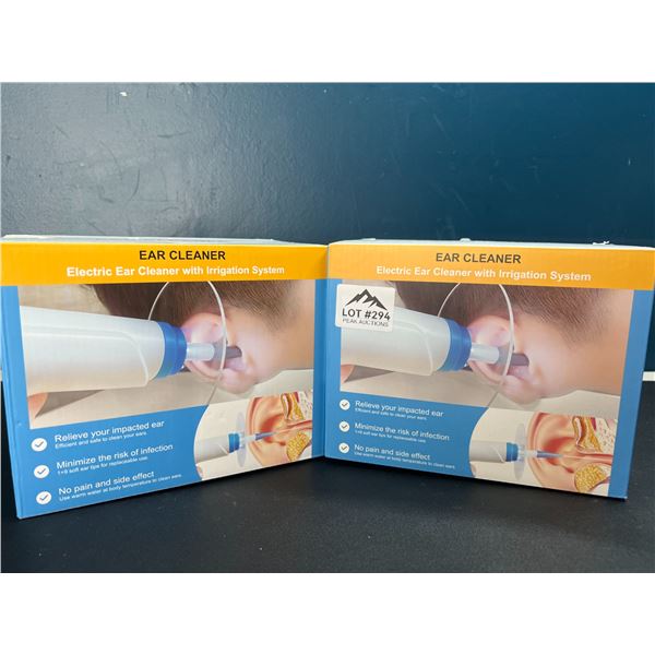 Lot of 2 Electric Ear Cleaners w/ Irrigation System