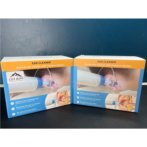 Lot of 2 Electric Ear Cleaners w/ Irrigation System