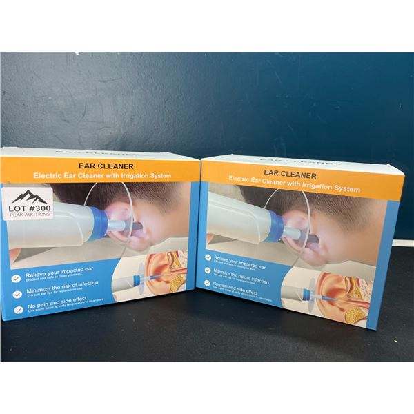 Lot of 2 Electric Ear Cleaners w/ Irrigation System