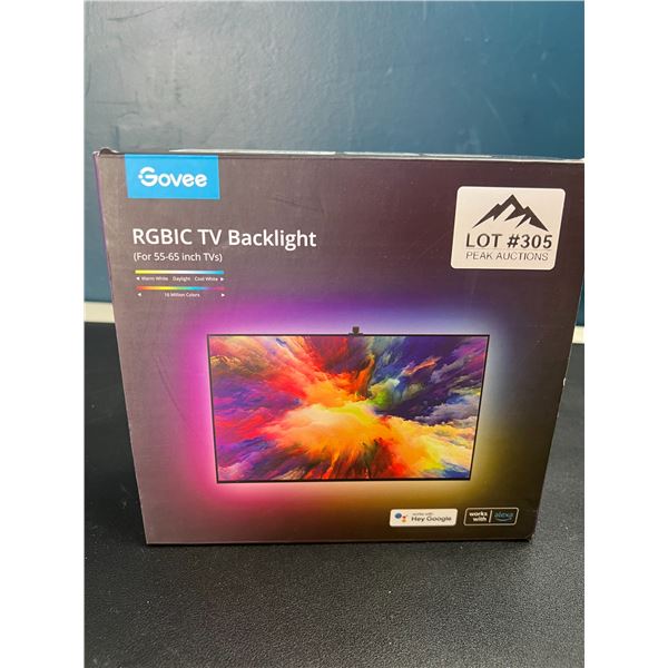 Lot of 1 Govee RGBIC TV Backlights for 55-65Inch