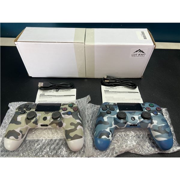 Lot of 2 Camo Playstation 4 Controllers