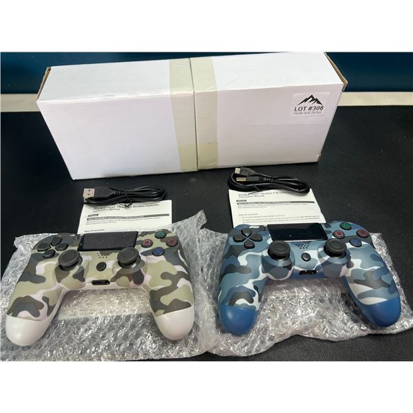 Lot of 2 Camo Playstation 4 Controllers