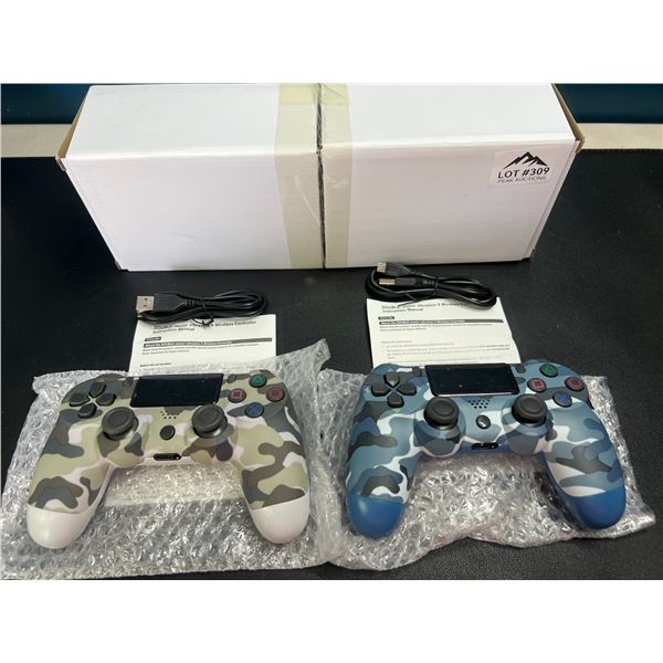 Lot of 2 Camo Playstation 4 Controllers