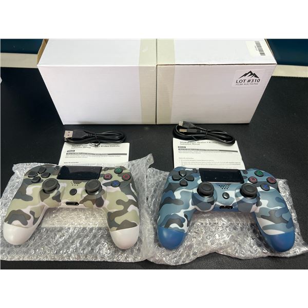Lot of 2 Camo Playstation 4 Controllers