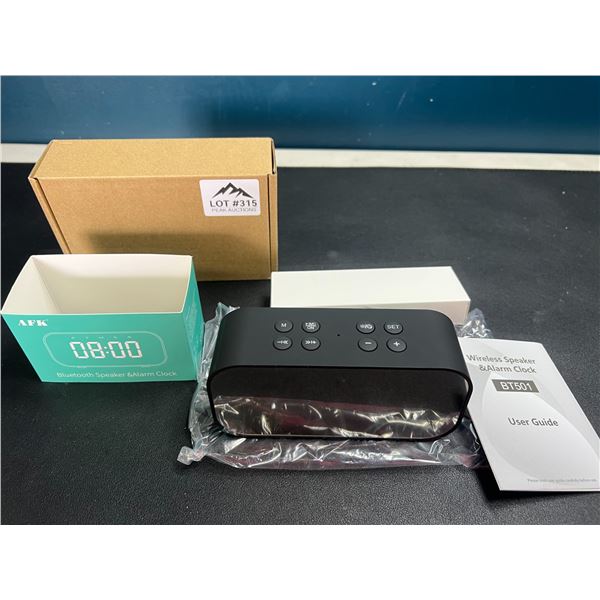 Lot of 1 Wireless Speaker/Alarm Clock