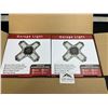 Image 1 : Lot of 2 LED Garage Lights - 2pack - 120W - 12000 Lumens