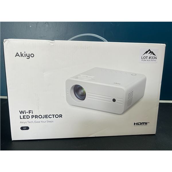 Lot of 1 Akiyo O7 WiFi LED Projector