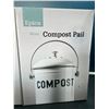 Image 2 : Lot of 2 Compost Pails - White