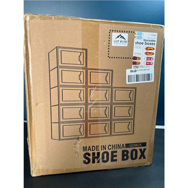 Lot of Shoe Storage Boxes -12pack