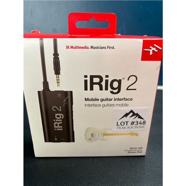 Lot of 1 iRig 2 Mobile Guitar Interface