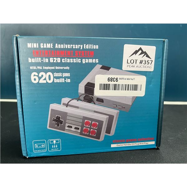 Lot of 1 Mini Game Anniversary Edition Entertainment System - 620 Classic/Retro Games Built-In