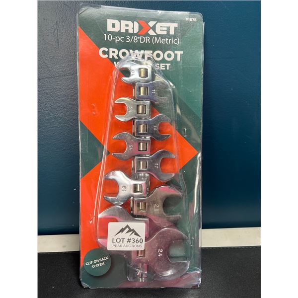 Lot of 1 Crowfoot Wrench Tool Set