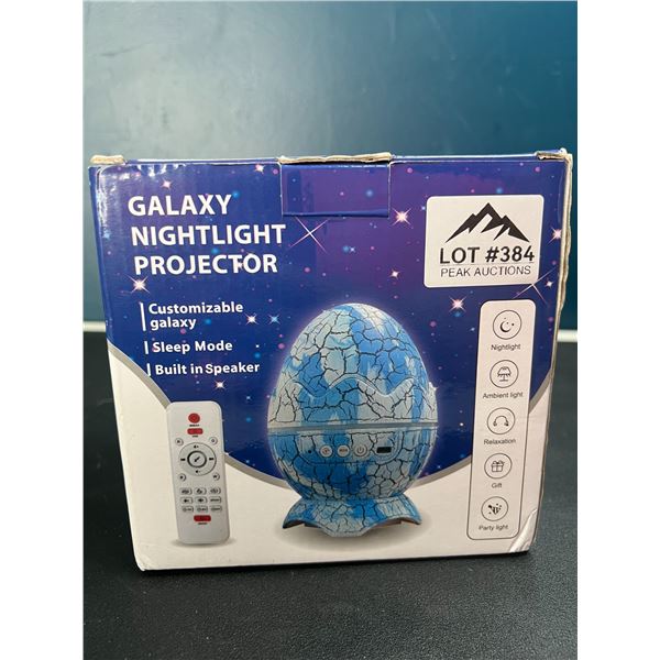 Lot of 1 Galaxy/Star Night Light Projector - Dino Egg Design