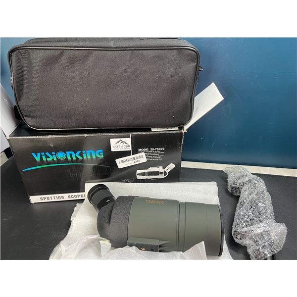 Lot of 1 VisionKing MC25-75x70 Spotting/Hunting Scope