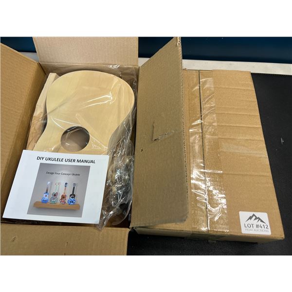 Lot of 2 DIY Ukulele Kits