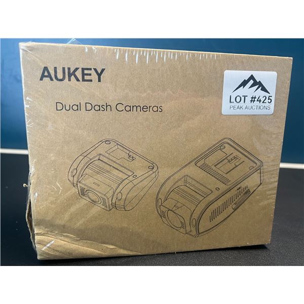 Lot of 1 Aukey Dual Dash Camera System - Front and Rear Dash Cams for Cars