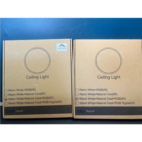 Lot of 2 LED Ceiling Lights
