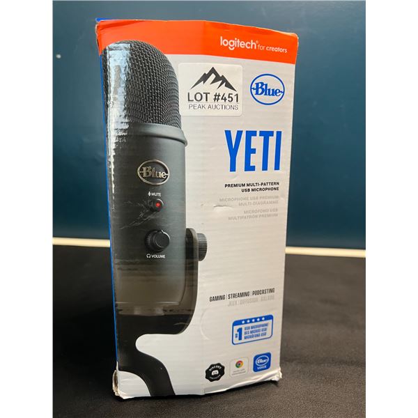 Lot of 1 YETI Blue Premium Microphone