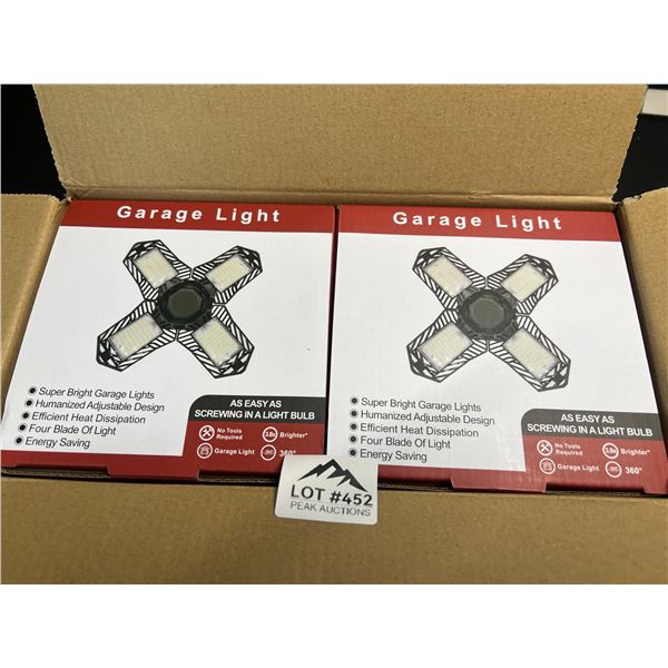 Lot of 2 LED Garage Lights