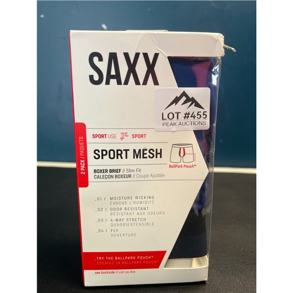 Lot of SAXX Sport Mesh Boxer Briefs - 2 Pack - Size Large