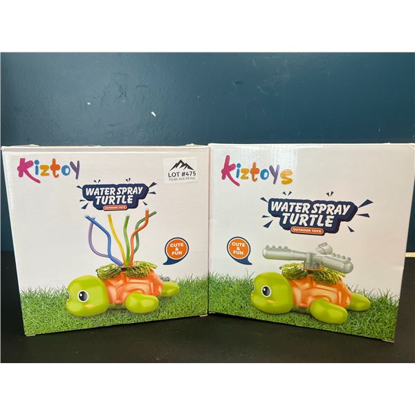 Lot of 2 Kids Water Spray Turtle Toys
