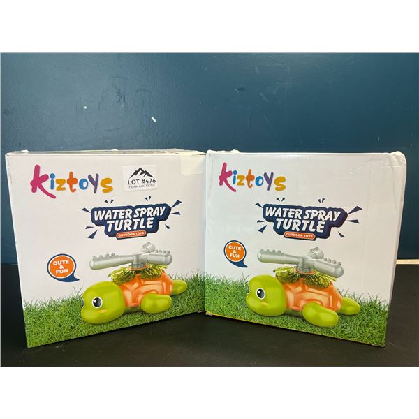 Lot of 2 Kids Water Spray Turtle Toys