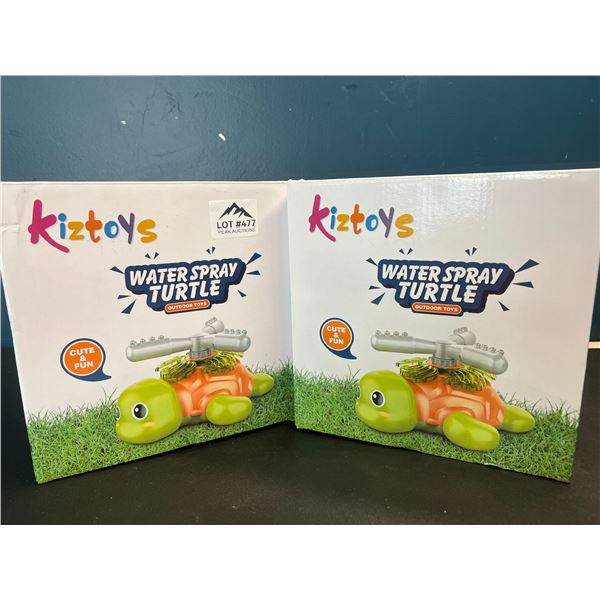 Lot of 2 Kids Water Spray Turtle Toys