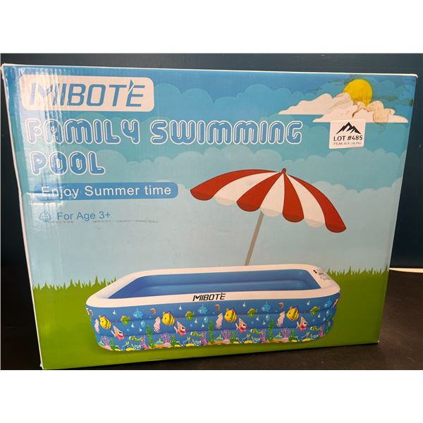 Lot of 1 Mibote Family Inflatable Swimming Pool - 8FT Large Size