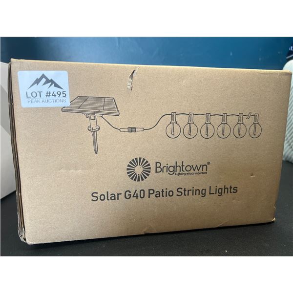 Lot of Solar G40 Patio String Lights - 58 FT