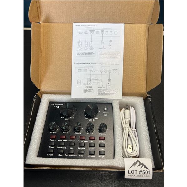 Lot of 1 Mini Sound Mixer Board