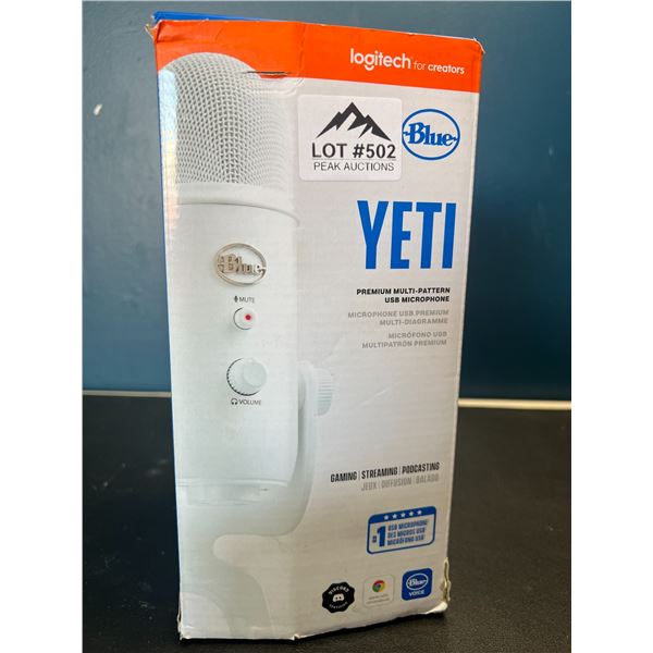Lot of 1 Logitech Blue Yeti USB Microphone
