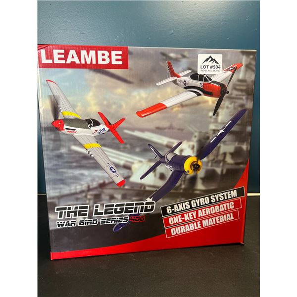 Lot of 1 "The Legend" War Bird Series 400 6-Axis Gyro System Remote Control Aircraft Plane