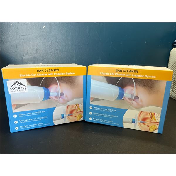 Lot of 2 Electric Ear Cleaners w/ Irrigation System