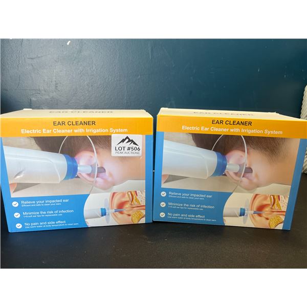 Lot of 2 Electric Ear Cleaners w/ Irrigation System