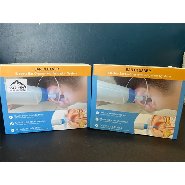Lot of 2 Electric Ear Cleaners w/ Irrigation System
