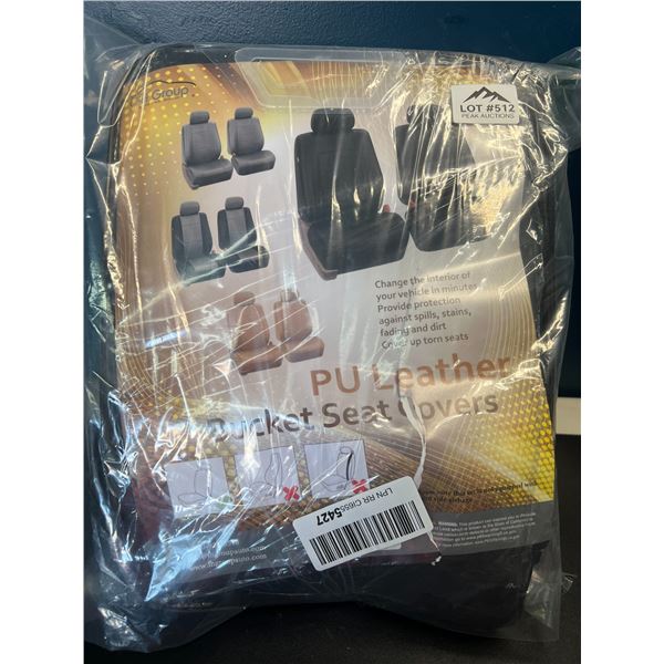 Lot of Leather Car Bucket Seat Covers