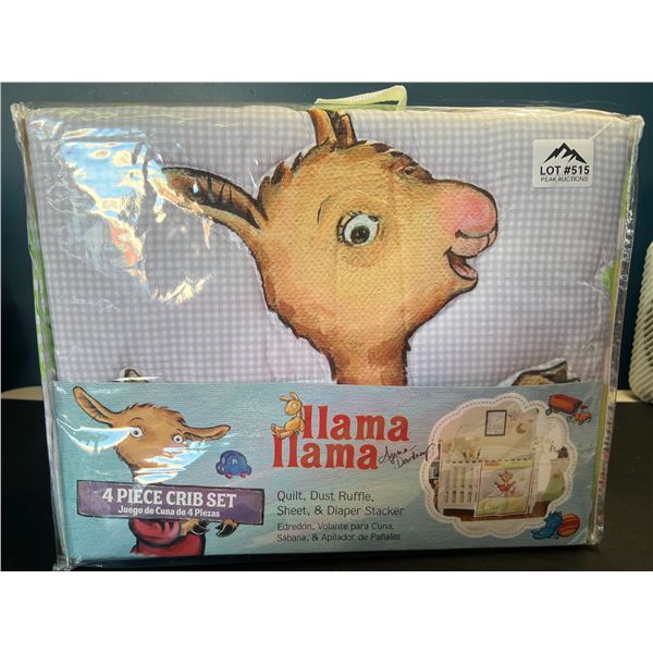 Lot of 1 Llama Llama 4-Piece Crib Set for Baby