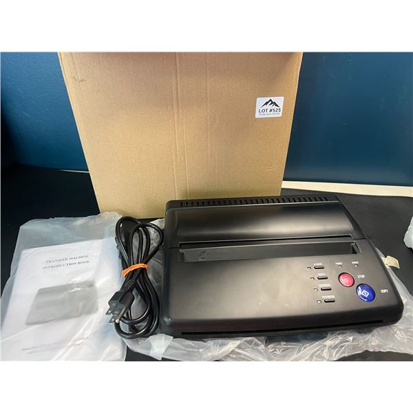 Lot of 1 Tattoo Transfer/Stencil Machine