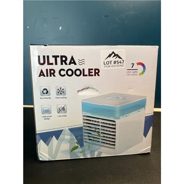 Lot of 1 Ultra Air Cooler Fan w/ 7 LED Color Lights & Fast Cooling