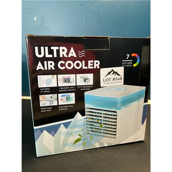 Lot of 1 Ultra Air Cooler Fan w/ 7 LED Color Lights & Fast Cooling