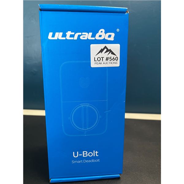 Lot of 1 UltraLoq U-Bolt Smart Deadbolt Lock - 5-in-1 Keyless Entry Door Lock w/ Bluetooth