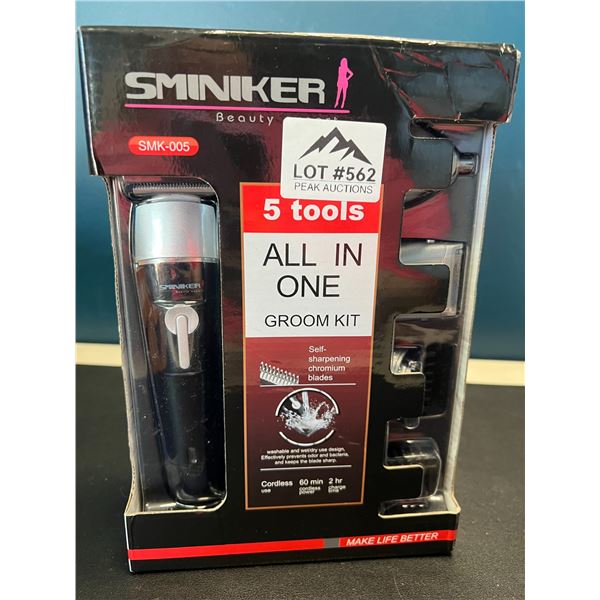 Lot of 1 All-In-One Groom Kit - Rechargeable/Cordless Trimmer/Shaver