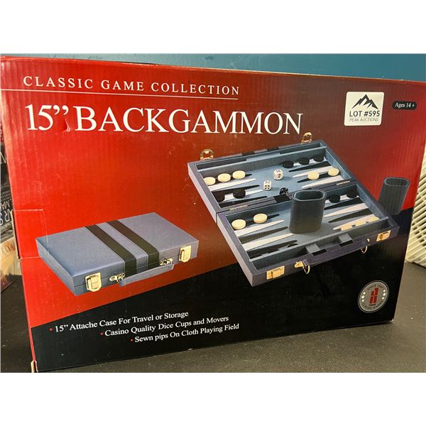 Lot of 1 15" Backgammon - Classic Game Collection