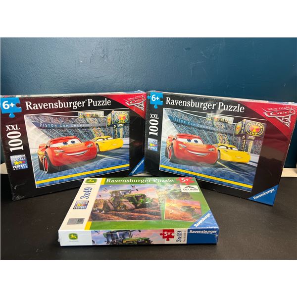 Lot of 3 Ravensburger Puzzles for Kids
