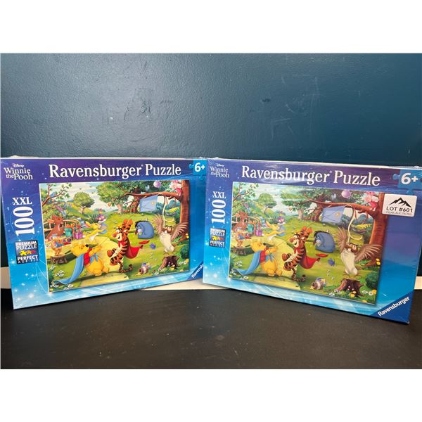 Lot of 2 Ravensburger Puzzles - Winnie The Pooh
