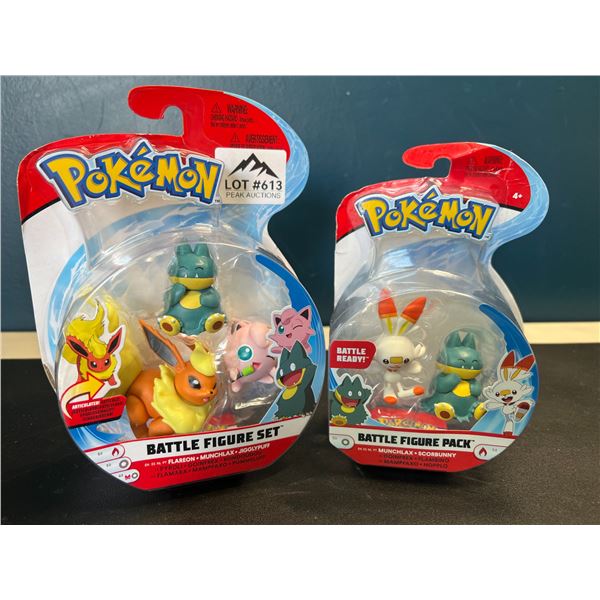 Lot of 2 Pokemon Battle Figure Toys