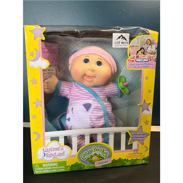 Lot of 1 Cabbage Patch Kids Naptime at Babyland Baby Doll