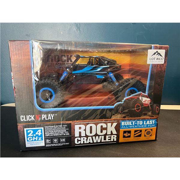 Lot of 1 Rock Crawler 4WD Remote Control Truck
