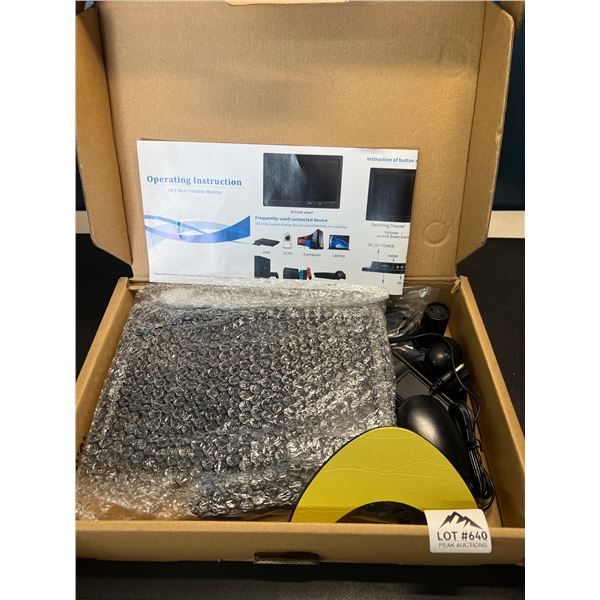 Lot of 1 Portable Monitor/Display - 10.1 inch Screen